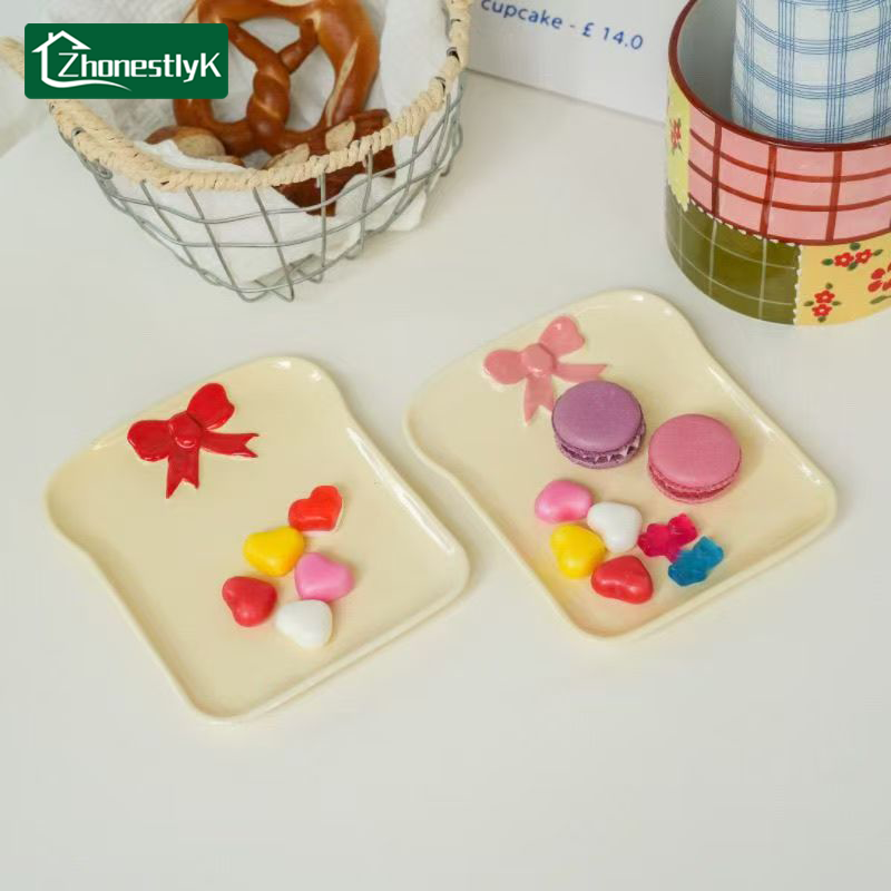 Kitchen Baking Dishes - 절묘한 활 모양 소스 접시 세라믹