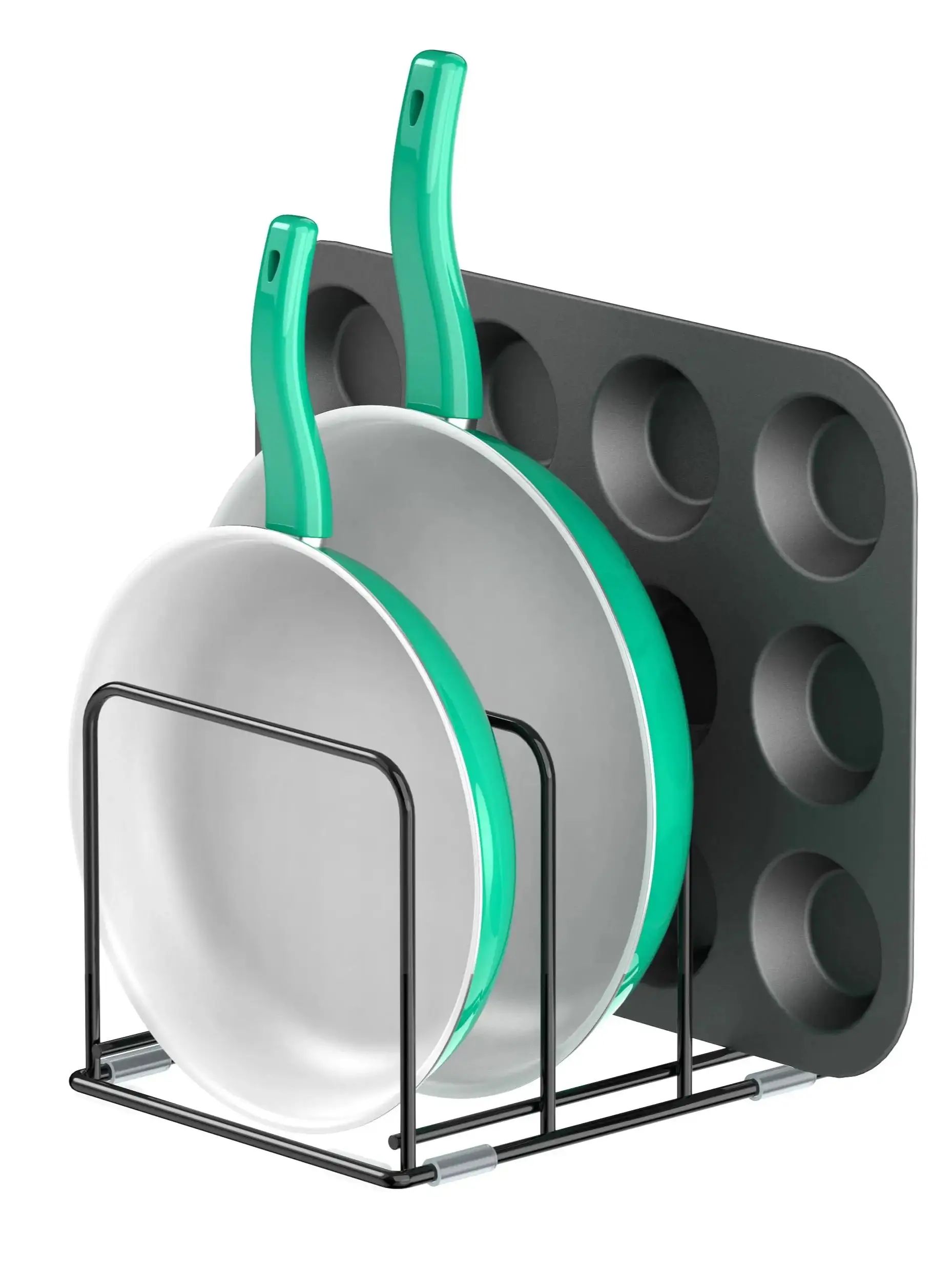 Kitchen Baking Pan Storage - 팬 주최자 주방 캐비닛 주최자, 강철