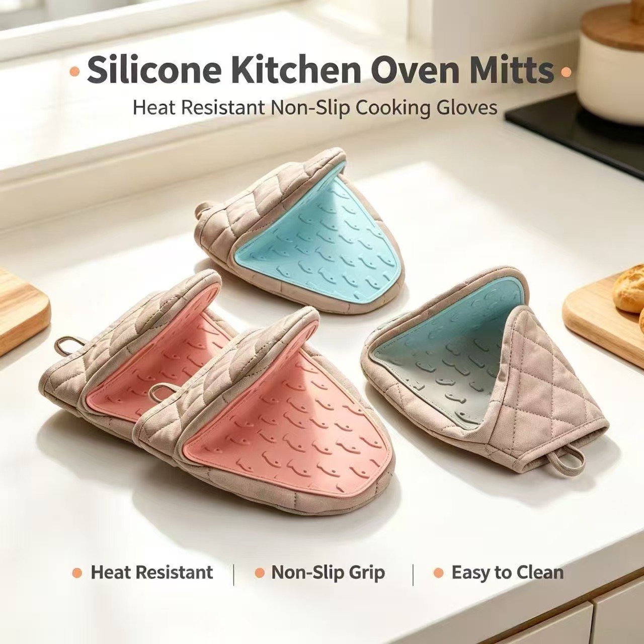 Kitchen Baking Dishes - 물고기 모양 실리콘 화상 방지 오븐
