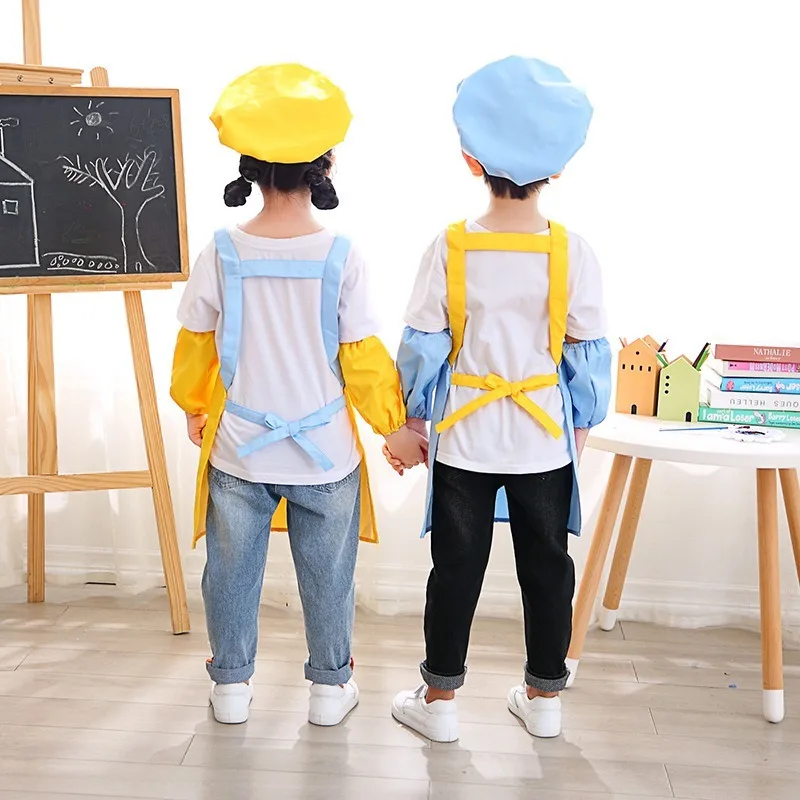 3피스 어린이 주방 앞치마 세트 베이킹 키즈 페인팅 앞 - Kitchen Baking Drawing 리뷰 및 가격