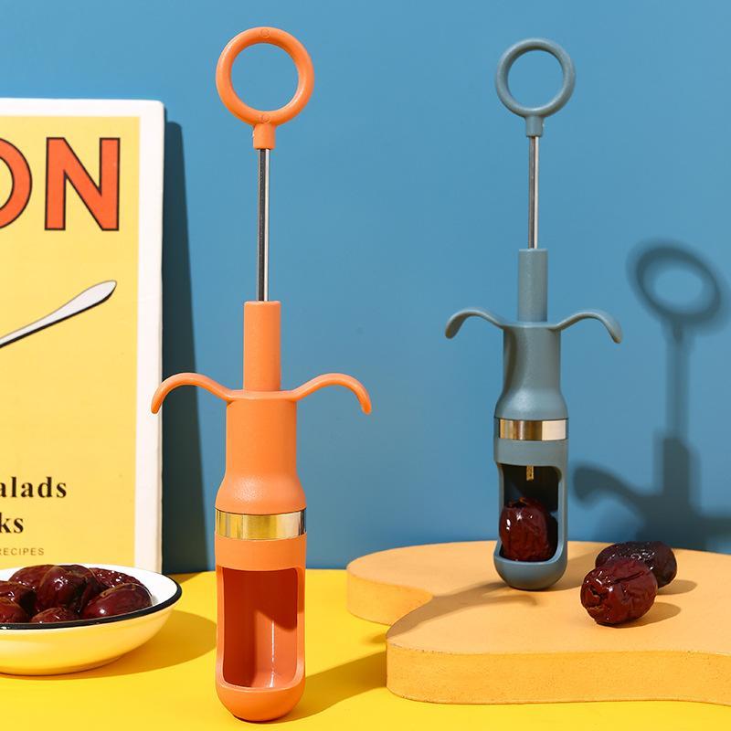 미끄럼 방지 손잡이가 있는 체리 및 붉은 대추 씨 제거 - Kitchen And Baking Tools 리뷰 및 가격