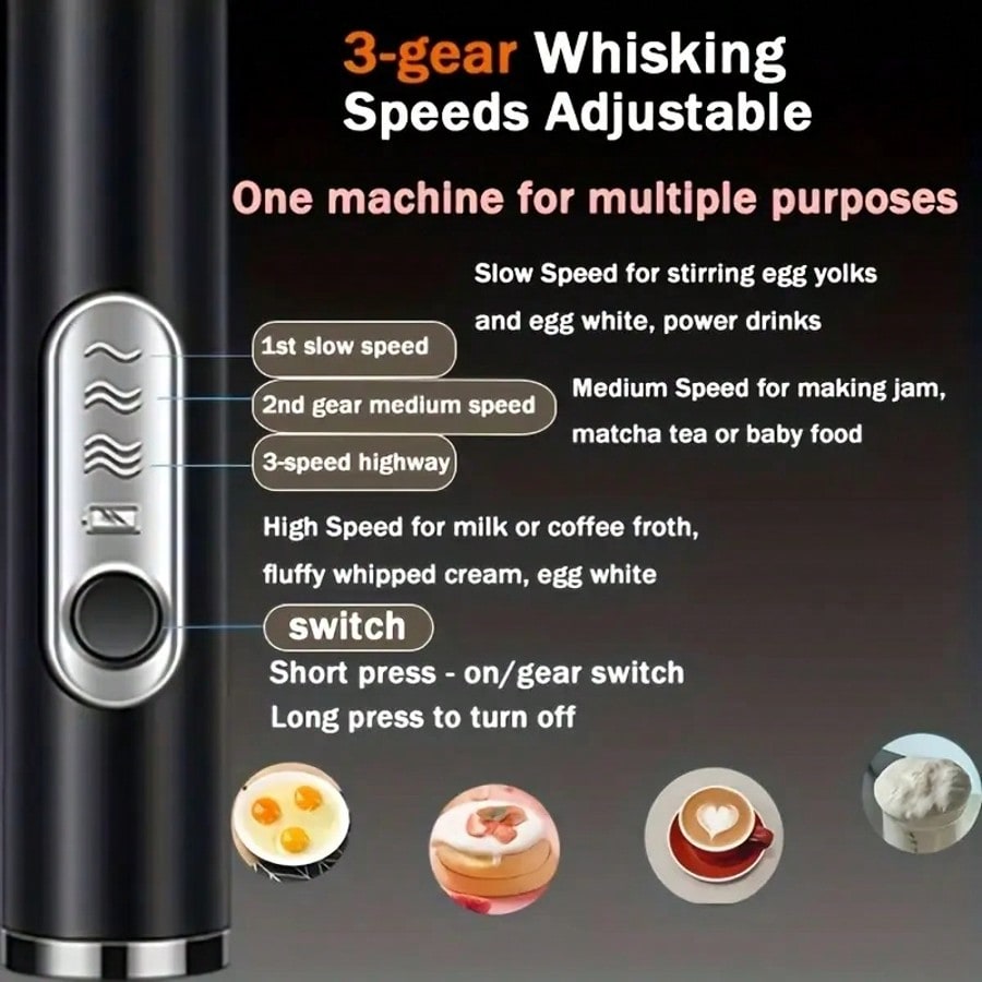 1팩 휴대용 전기 믹서, 계란 거품기, 우유 거품기,  - Kitchen Baking Appliances 리뷰 및 가격