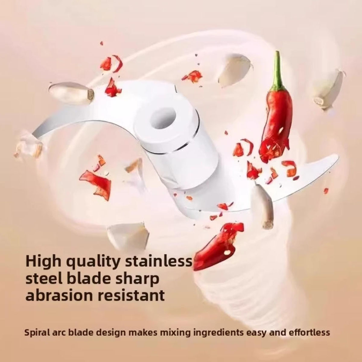 1PC 전기 마늘 다지기 미니 푸드 프로세서 USB 충 - Kitchen Baking Appliances 리뷰 및 가격