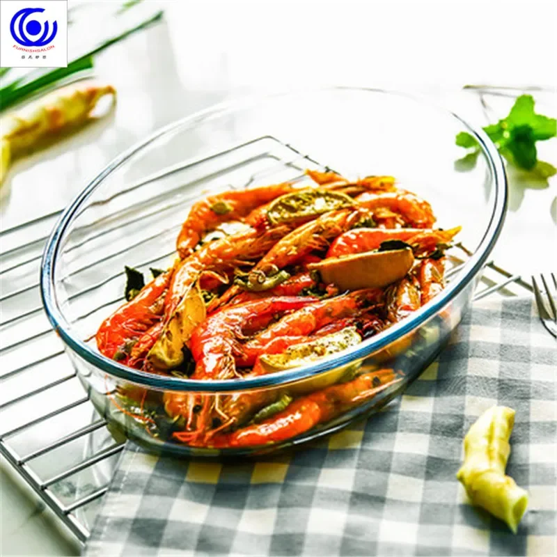 대용량 강화 유리 베이킹 접시 팬, 오븐 기본 플레이트 - Kitchen Baking Pan Storage 리뷰 및 가격
