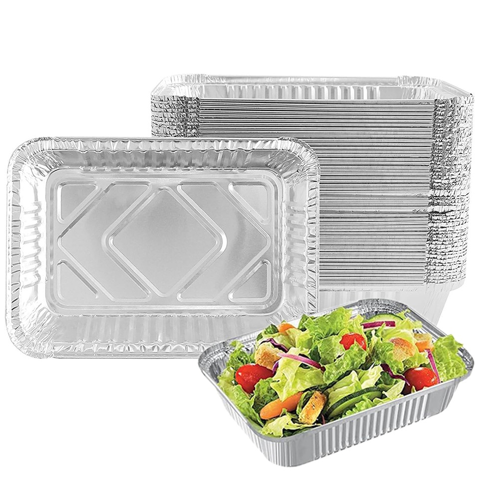 10/20PCS 일회용 알루미늄 호일 트레이 두꺼운 식 - Kitchen Baking Pan Storage 리뷰 및 가격