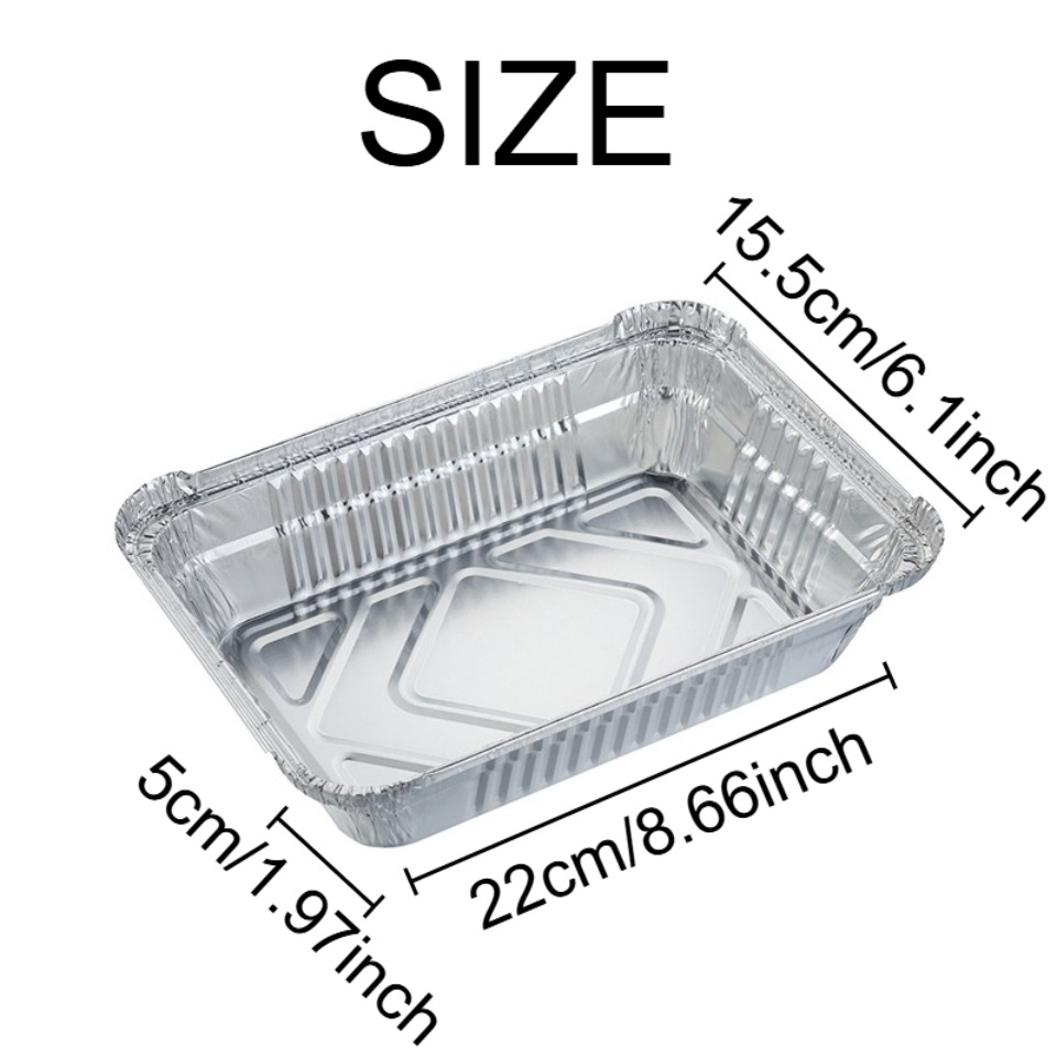 10/20PCS 일회용 알루미늄 호일 트레이 두꺼운 식 - Kitchen Baking Pan Storage 리뷰 및 가격