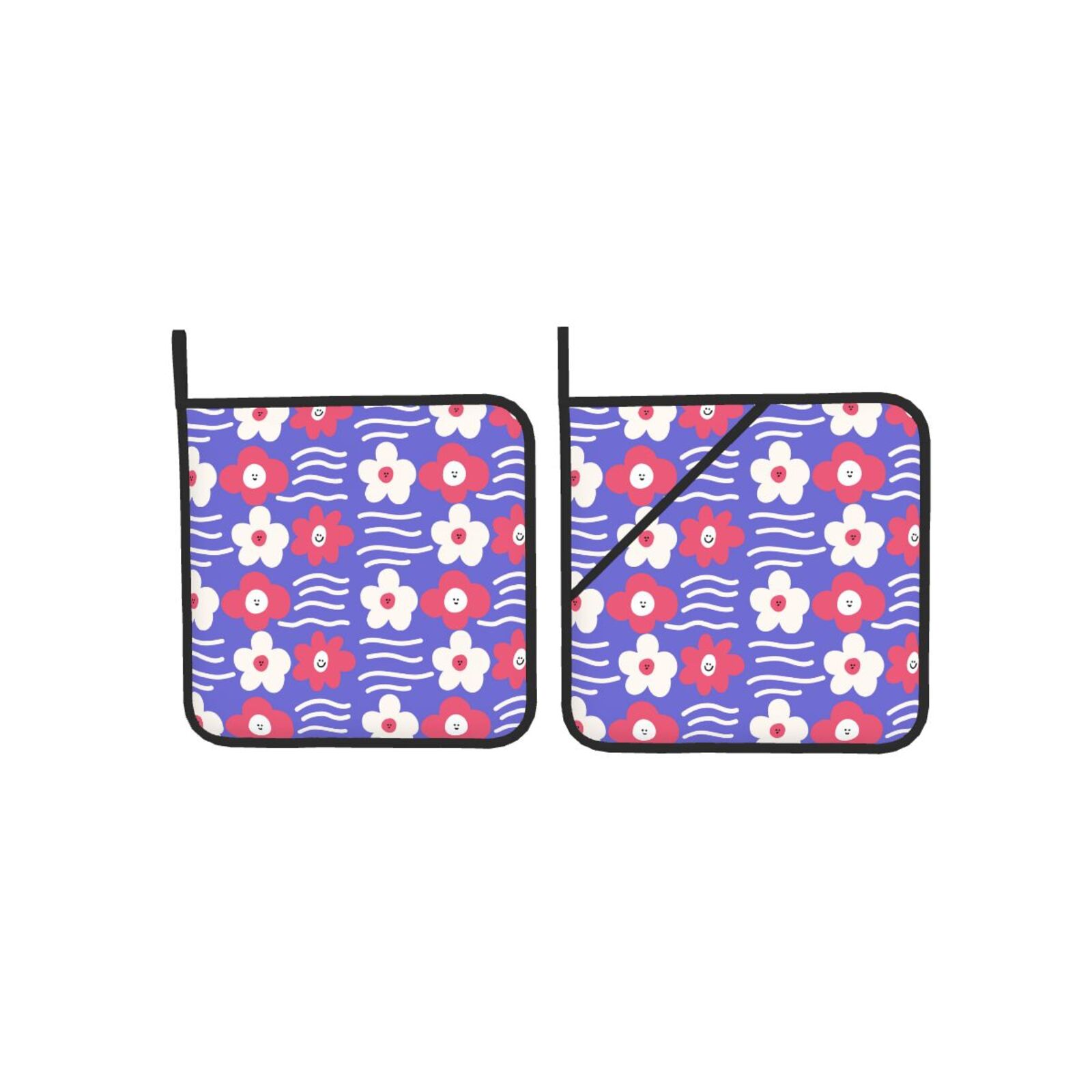 꽃꽃 냄비 홀더 2 개 세트, 주방 내열성 냄비 홀더, - Kitchen Baking Dishes 리뷰 및 가격